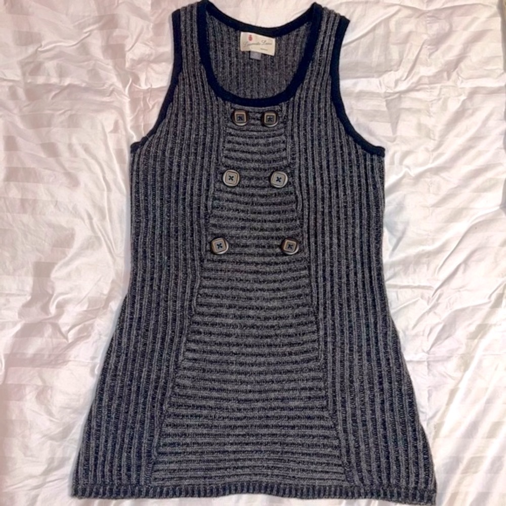 Anthropologie Laureate Lane Wool & Angora Sweater Vest / Tank Longline - Picture 2 of 11